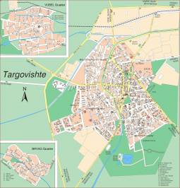 Карта города Тарговище