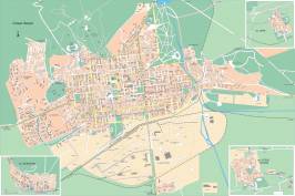 Карта города Стара Загора