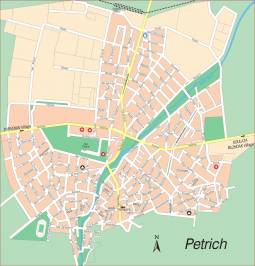 Карта города Петрич