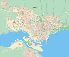 Карта города Варна