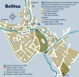 Карта города Белица