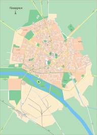 Карта города Пазарджик
