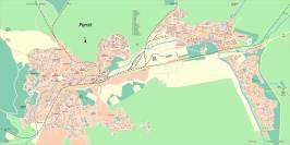 Карта города Перник