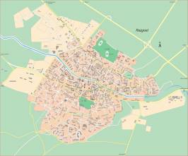 Карта города Разград