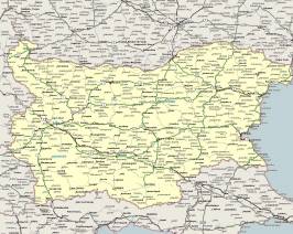 Карта дорог Болгарии