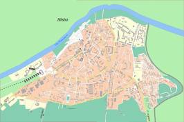 Карта города Силистра