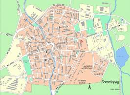 Карта города Ботевград