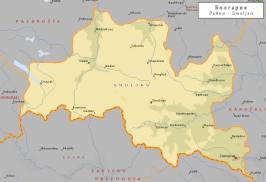 Топографическая карта Смолянской области