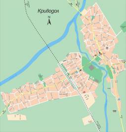 Карта города Криводол